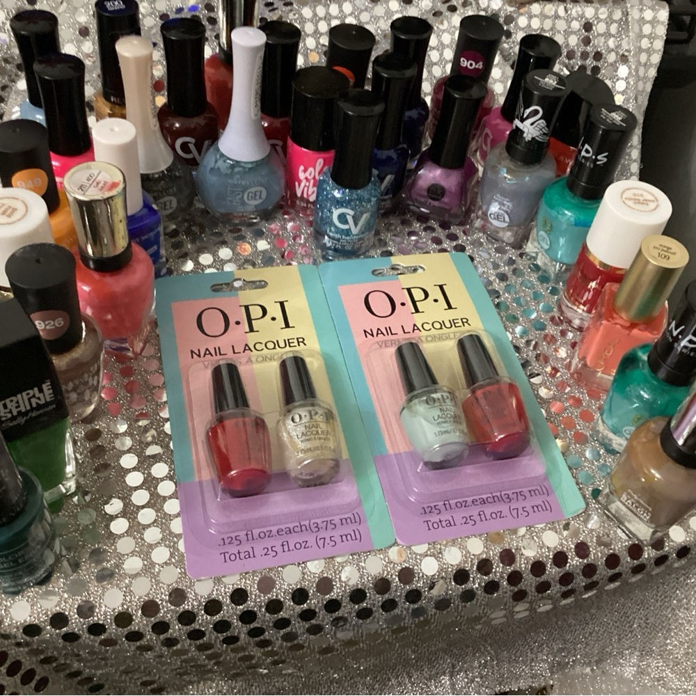 OPI Nail Lacquer Duo - Pink and Cream Shades nail color lot assortment 25
